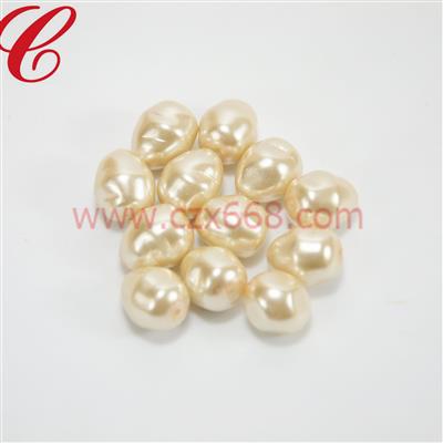 玻璃仿珍珠異形水滴珠-03