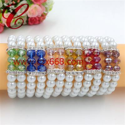 仿珍珠飾品手鏈-30